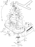 Part Location Diagram of 192568 Husqvarna Bracket Deck Sway Bar
